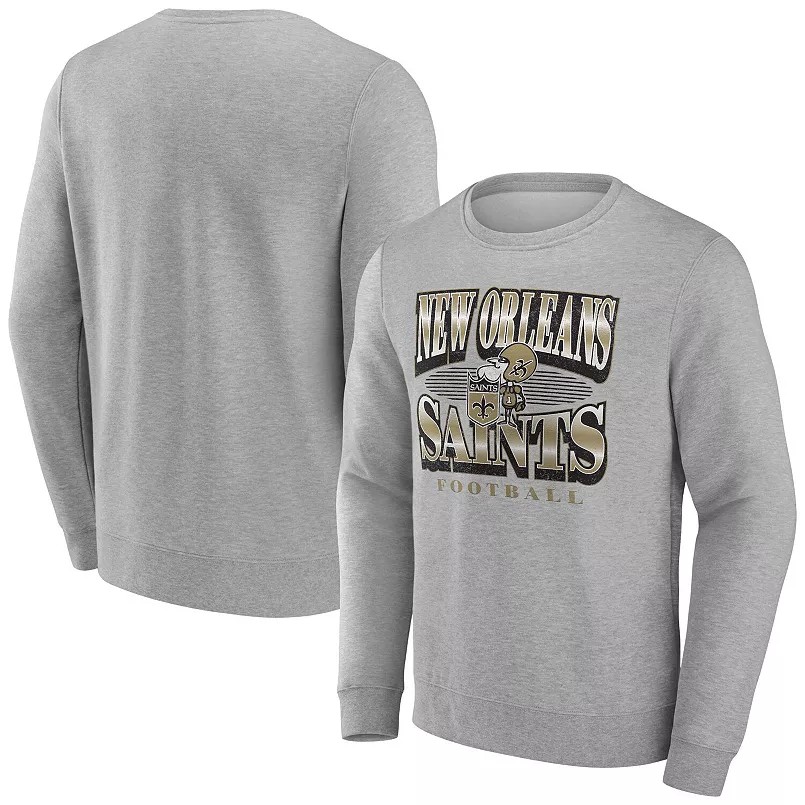 Men New Orleans Saints grey style 08 NFL 2024 hoodie